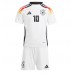 Camiseta Alemania Jamal Musiala #10 Primera Equipación para niños Eurocopa 2024 manga corta (+ pantalones cortos)